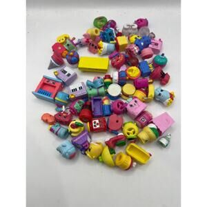 Shopkins Lot of 60 Mini Figures – Food Pets Glitter Mixed Moose Toys #K77k